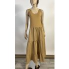 Karamellbarna maxi ruha