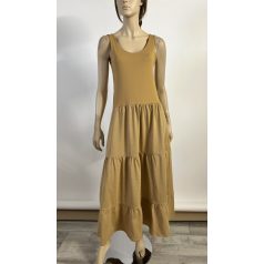 Karamellbarna maxi ruha