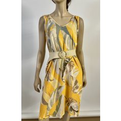 Len-jersey mintás ruha