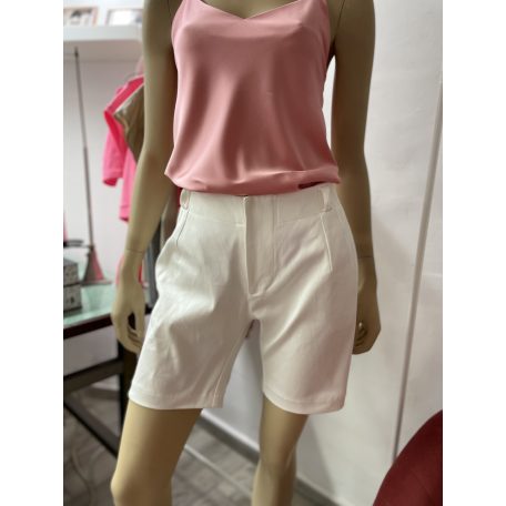 Törtfehér vászon rövidnadrág
