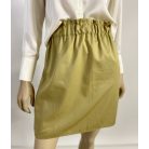 Olívazöld viszkóz szoknya