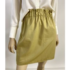 Olívazöld viszkóz szoknya