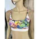 Virágos fitnesz top