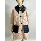 Steppelt kabát púder-fekete